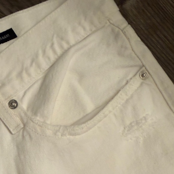 Edwin Women's Cream Cropped Pants - Picture 4 of 10